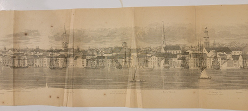 Panoramic view City of New York from Brooklyn Heights Valentine’s 1861 Hayward - Picture 6 of 24