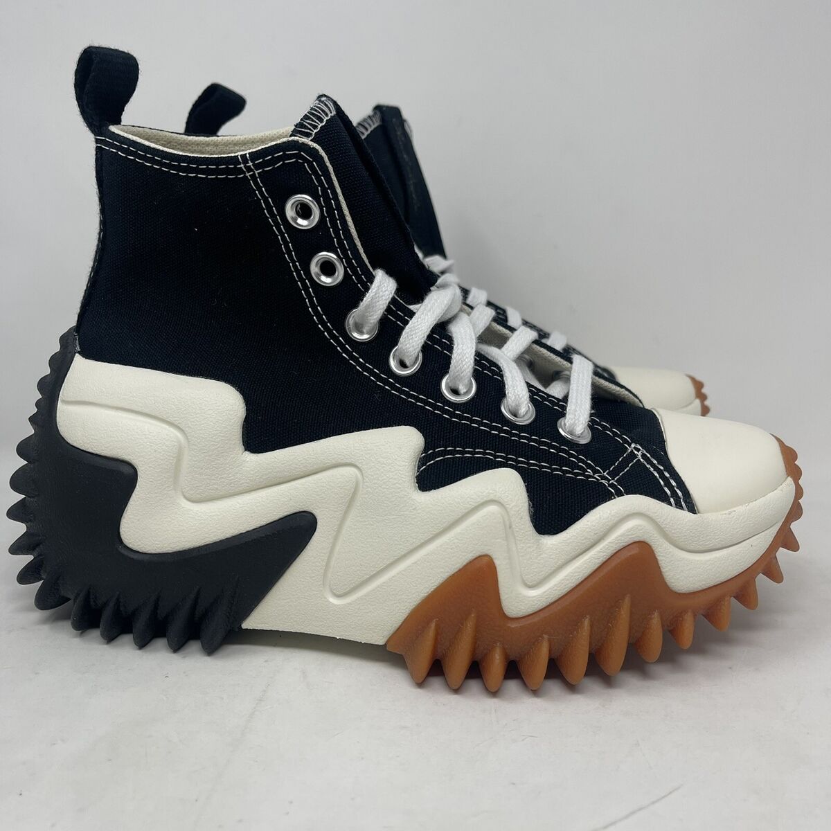 Converse Run Star Motion HI Black Gum Honey Men Unisex Converse Run Star Motion HI Black Gum Honey Men Unisex