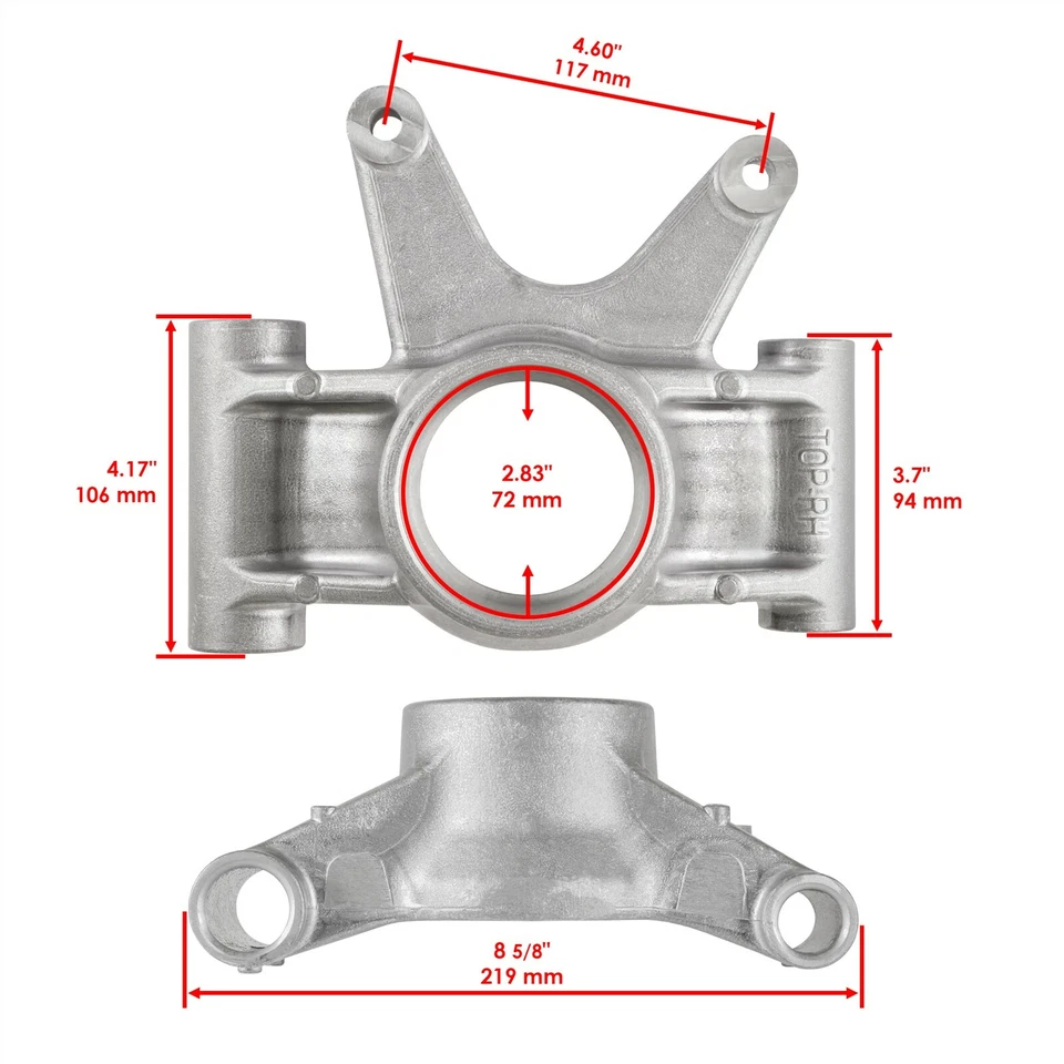 Bujes de nudillo y cojinete trasero derecho para Polaris Sportsman XP 850 2010-2015 Foto 2 de 4