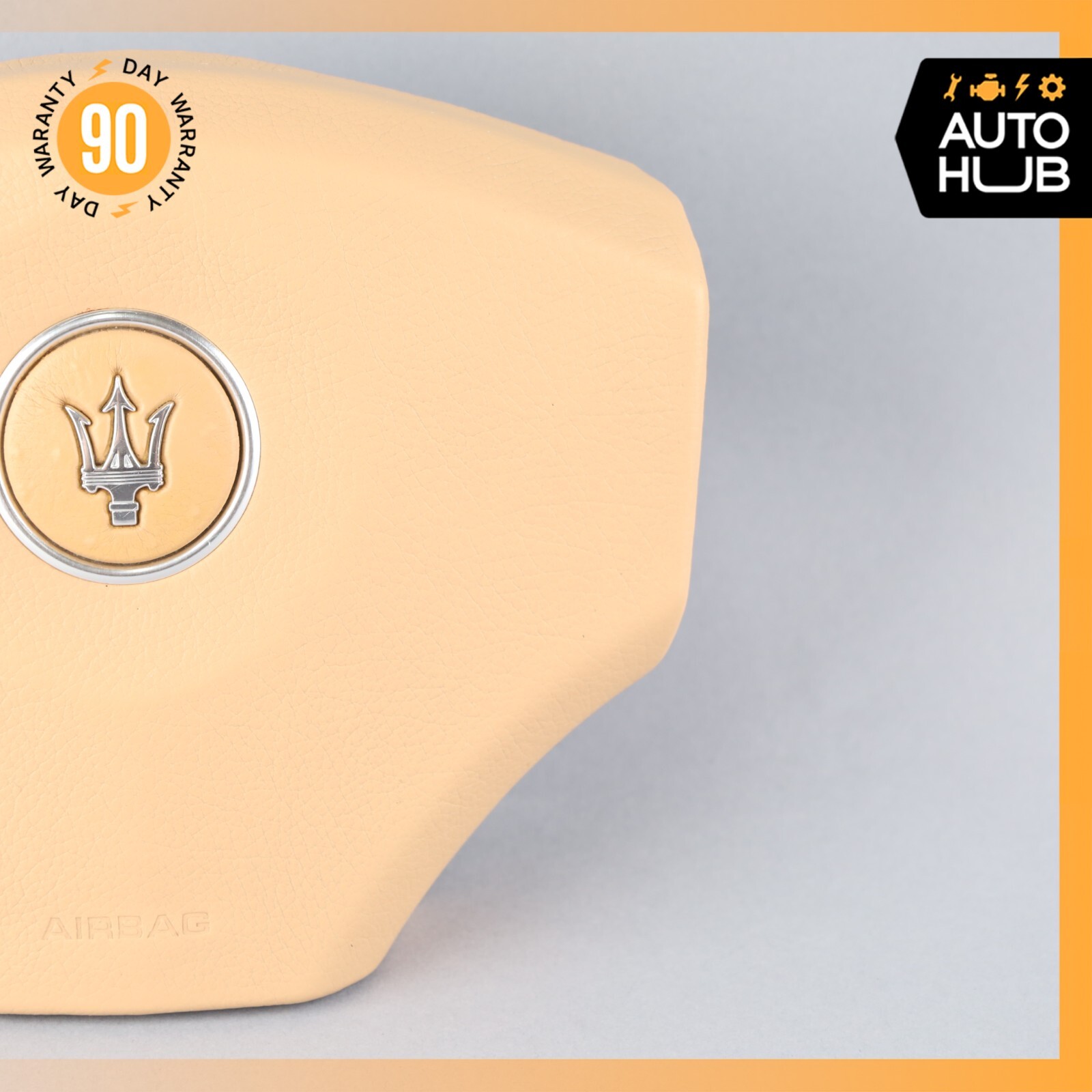 02-07 Maserati M138 Coupe 4200 GT Steering Wheel Air Bag Airbag Beige OEM 67k