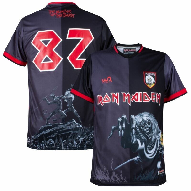 正規品/新品 IRON MAIDEN サッカーシャツ L Official Iron Maiden Soccer Jersey Shirt - All Models - United
