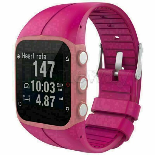 Correa y herramienta de reloj pulsera de goma de silicona suave para reloj GPS Polar M400 M430 - Imagen 40 de 42