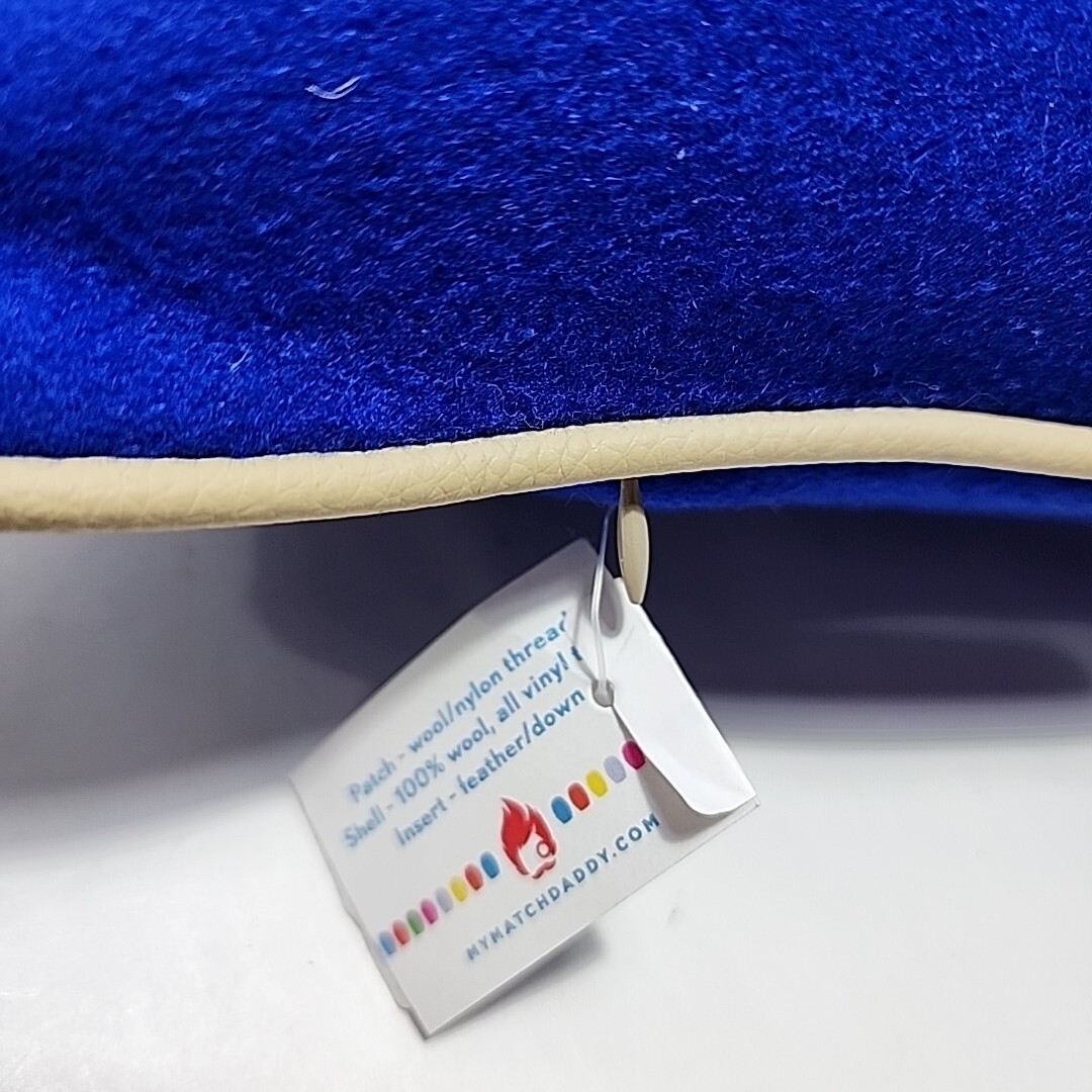 New Hard Knocks University Graduate Pillow Wool Down Feather My Match Daddy Blue