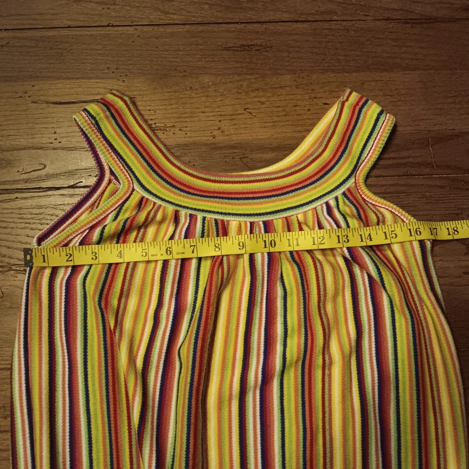 Rue21 小号无袖袖连衣裙多色紧身  — 第 4/4 张图片