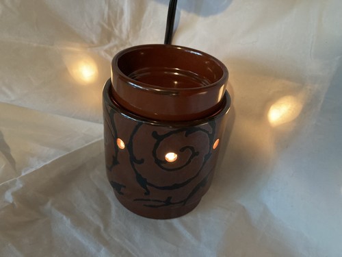 Scentsy La Paz Mid Size Warmer with Bulb Retired / Discontinued No Box - Picture 10 of 11