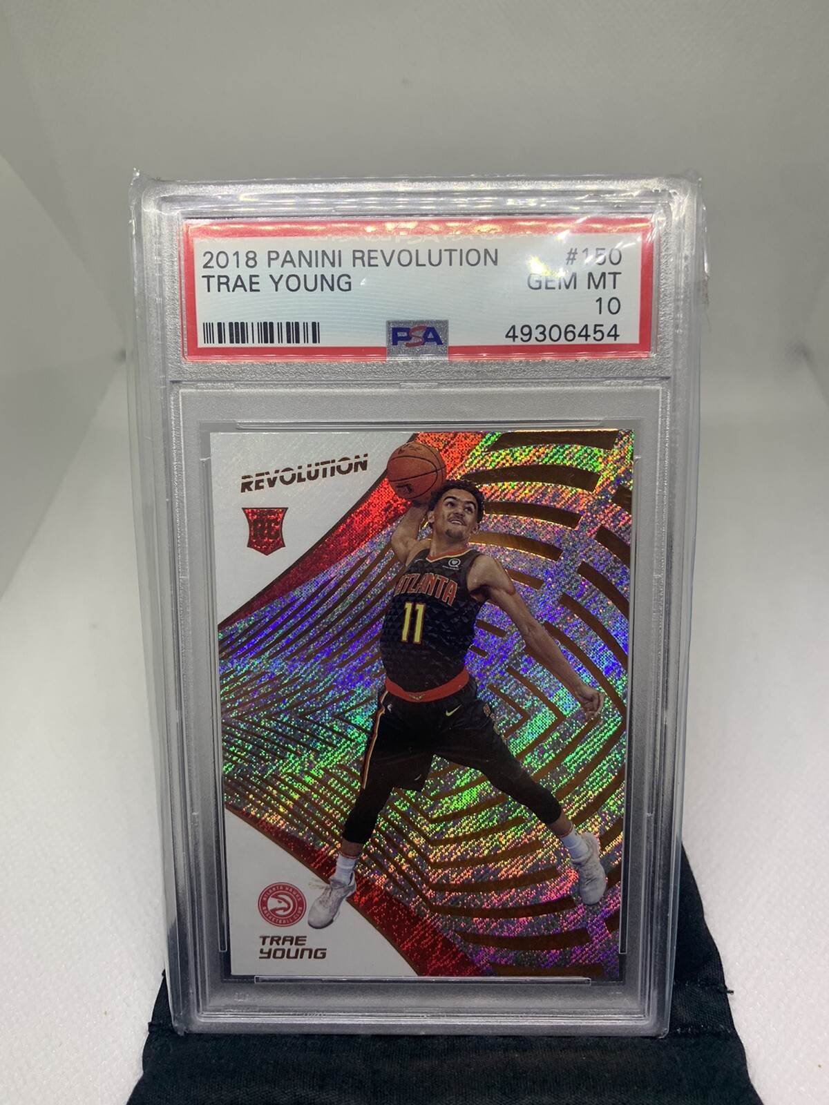 2018-19 Panini Revolution Trae Young Rookie RC #150 ATLANTA Hawks PSA 10 GEM MT