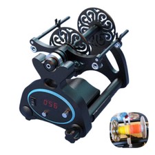 AC100-240V Mini Electric Digital Display Spinning Wheel With Pedal Household New