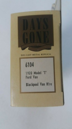 LLEDO Days Gone - 6104 Blackpool Van Transport Hire 1920 Model 'T' Ford Van - Picture 2 of 2