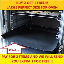 Non Stick PTFE Oven Liner Reusable Protector Sheet Mat for Cooker BBQ