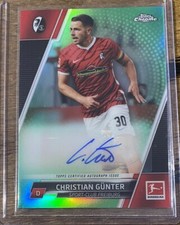 2021-22 Topps Chrome Christian Gunter Green Auto /99 Bundesliga