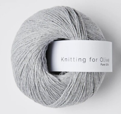 Knitting For Olive Pure Silk (50g) Fb. Soft Blue