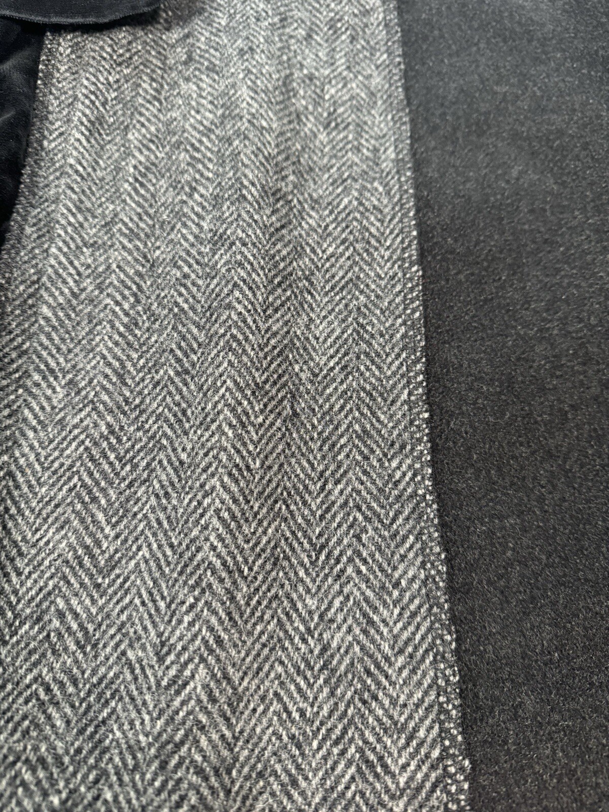 Cameleon Jacket Coat Patchwork Wool size XS Color… - image 6