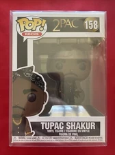 Funko Pop Rocks 2Pac Tupac Shakur Vest/Bandana Vinyl Figure #158 w/ Protector