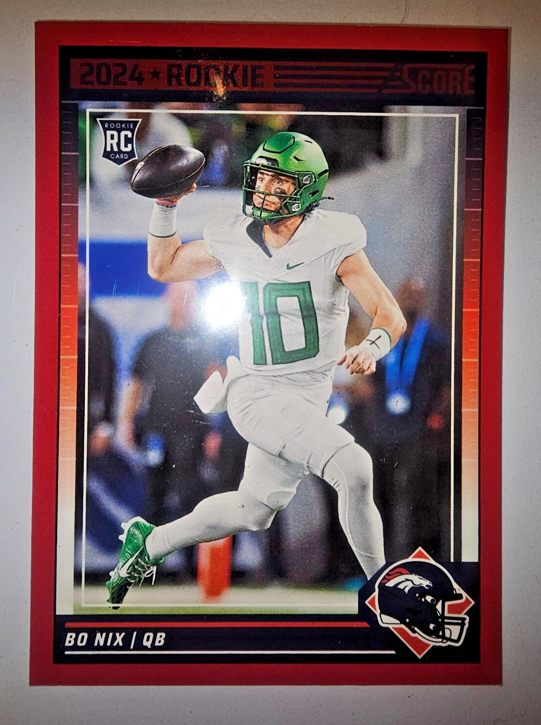 2024 Score - Rookies Bo Nix #332 Red (RC)