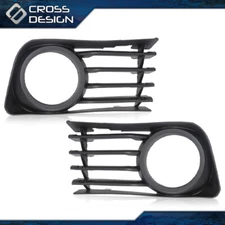 Pair Lower Front Bumper Fog Light Grille Cover Fit For Toyota Prius 2004-2009