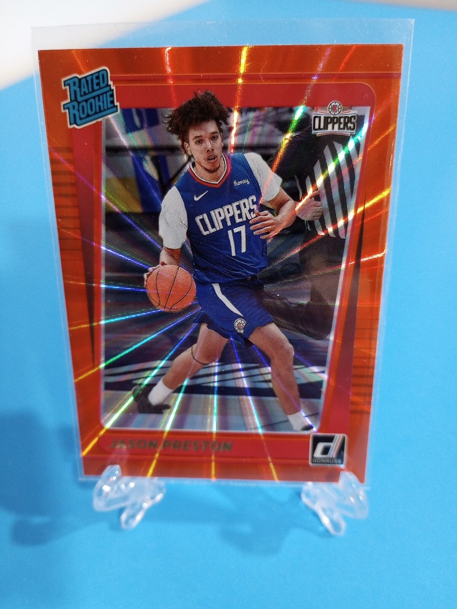 2021-22 Donruss Holo Orange Laser #210 Jason Preston NM-MT RC