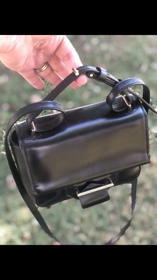 Reed Krakoff Spring Black Mini Cross Body Shoulder Bag Purse Rare HTF MSRP $595 - Image 2 of 4