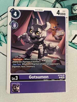 Gotsumon ST16-05 C Digimon CCG Wolf of Friendship NM