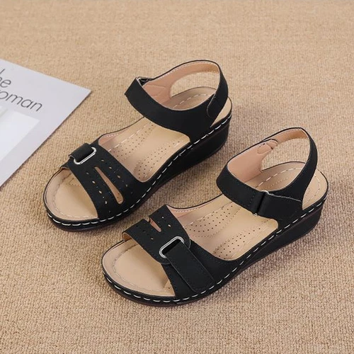 Women Sandals Anti-slip Summer Casual Orthopedic Open Toe Flats Beach Shoes Size - Bild 14 von 16