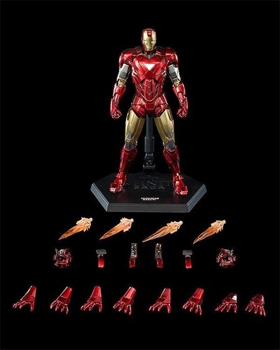 Threezero DLX Iron Man Mark 6 Marvel Studios The Infinity Saga from Japan - Picture 10 of 10