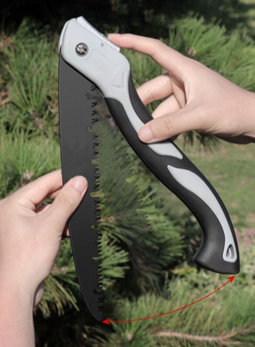 Mini sierra plegable portátil sierra de mano para podar árboles rama de recorte herramienta de jardín - Imagen 2 de 7