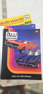 3 Hard to Find NOS Auto World 2009 2010 2013 Catalogs HO Slot Cars and more