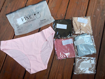 FINETOO 6 Pack High Waisted Bikini for Women, Breathable Underwear