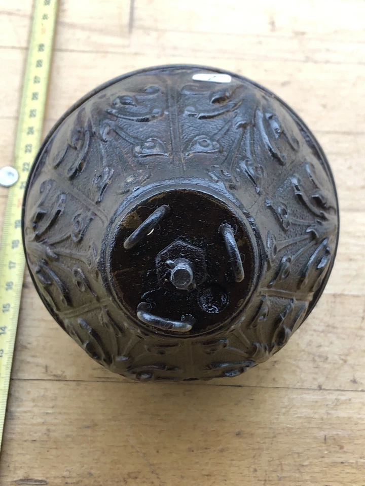 1 / Ancien contrepoids Poids En Fonte monte et baisse Lampe - Photo 3/4