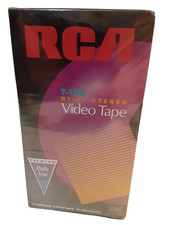 RCA VHS Tapes T-120 Hi Fi Blank 6 Hour Stereo Video Cassette SEALED Lot Of 6