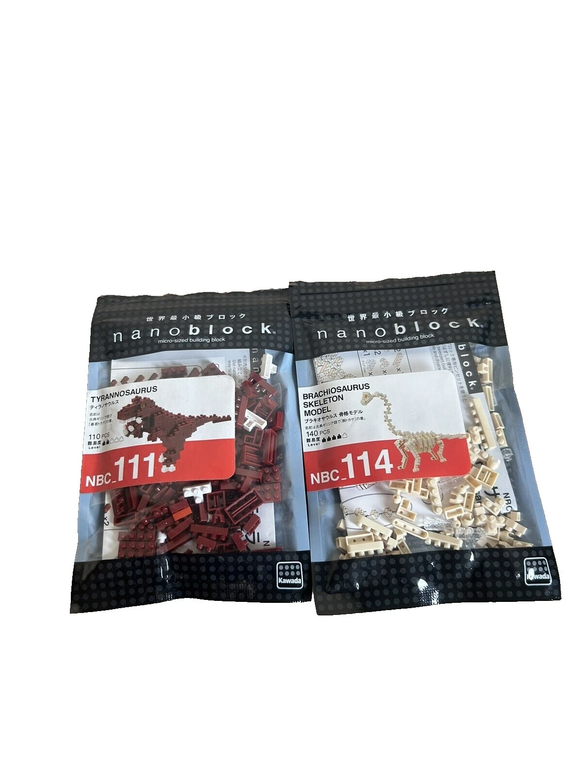 Dinossauros Nanoblock brinquedo de construção Conjuntos Completos e Pacotes