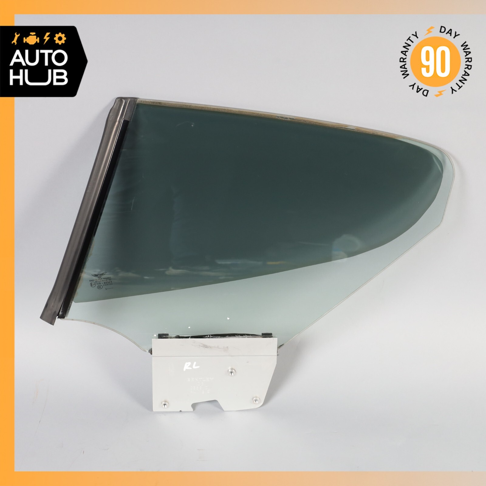 03-10 Bentley Continental GT Coupe Rear Left Side Quarter Window Glass OEM