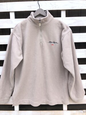 Mens Outdoor 3/4 Zip Switcher Alpen Region Fleece Tan Beige Size L.