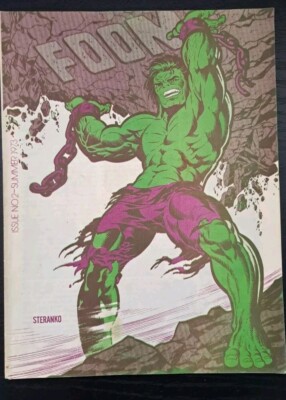 FOOM NO. 2 1973 Marvel   HULK STERANKO - 1ST PROTOTYPE WOLVERINE?