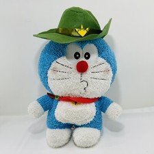 SK Japan Fujiko Nobita Doraemon Cowboy Plush Toy Jumbo XL Big Anime Comic Tag