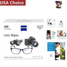 600 Count Pre-Moistened Lens Cleaning Wipes - Gentle  Anti-Scratch Care