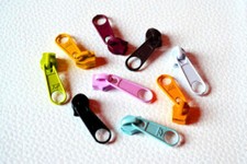 10 Zipper Schieber endlos Reißverschluss 3mm Spiralreißverschluss freie Farbwahl