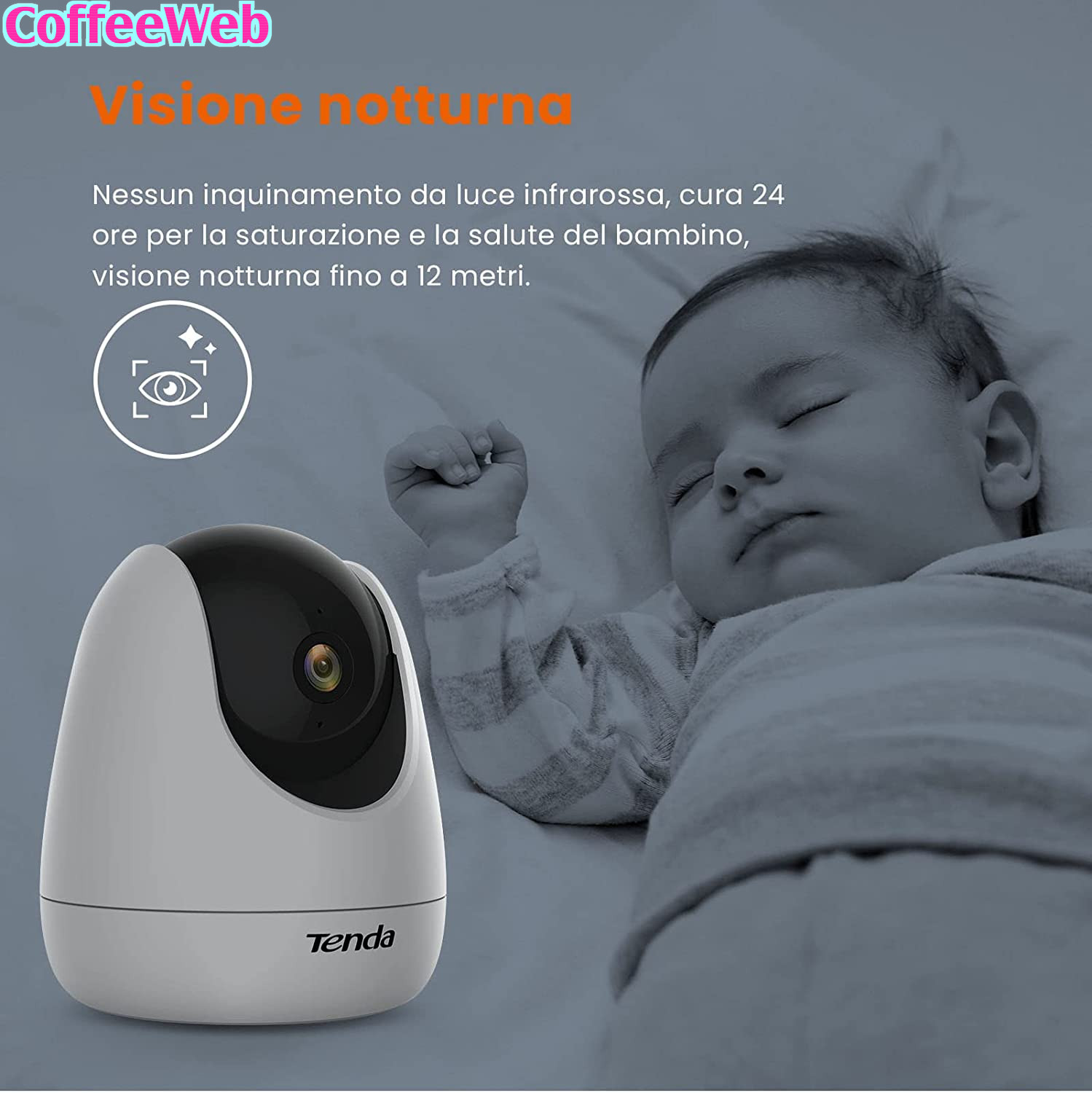 Telecamera Sorveglianza Tenda Wi-Fi 1080P - Controlla Casa Ovunque Sei - 3