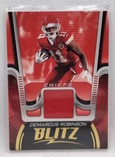 DEMARCUS ROBINSON - 2021 Panini Playbook Blitz Jersey Relic #BTZ-DRO - KC Chiefs