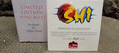 Sehr seltene 7" Shi LIMITED EDITION Mini Büste Statue mit Echtheitszertifikat neuwertig - Bild 18 von 18