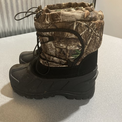Itasca Insulated Boots, Black, Bottom, Real Tree Edge, Camo Upper Size 2 - Picture 2 of 6