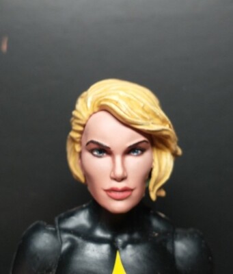HEAD ONLY Marvel Legends Custom painted Head Female Blond Female | eBay