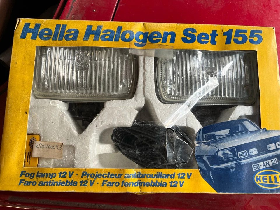 Hella 155 chrome driving fog lamp Porsche 911 S Targa Jaguar XJ XJS Mercedes - Image 4 of 4