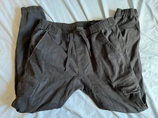 Micros Cargo Jogger Pant BLACK size small 30