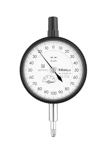 Mitutoyo 2109AB-10 Dial Indicator DG 0.001 Grad, 0-1mm Range