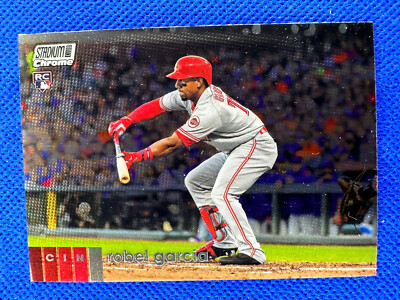 2020 #47 Robel Garcia Topps Stadium Club Chrome Baseball Cincinnati Reds