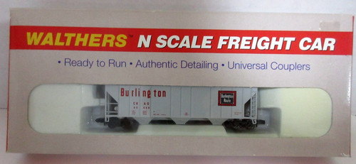 Tolva cubierta Walthers escala N 932-8654 #85668 Burlington | Condition: New