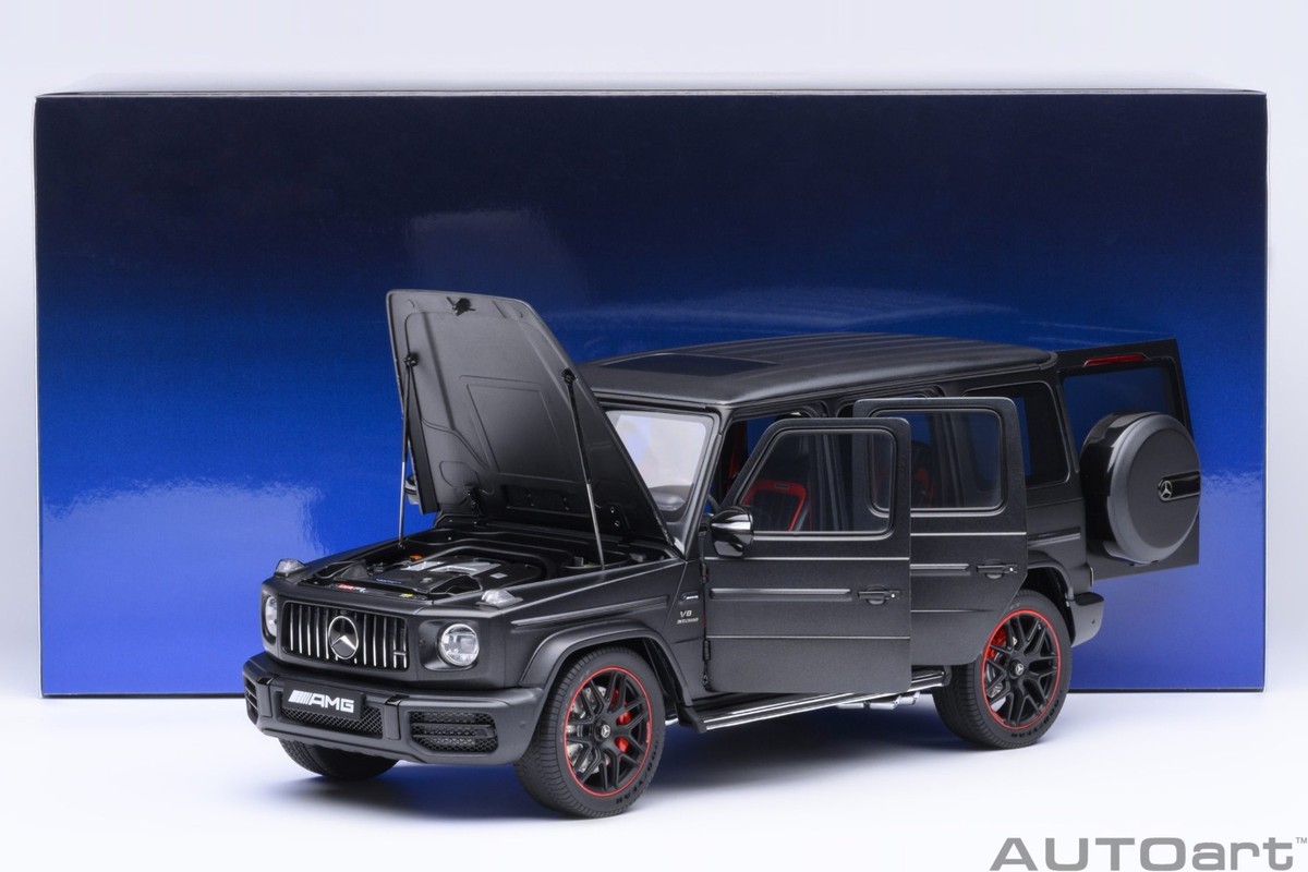 2019 MERCEDES-BENZ G63 AMG G-WAGON DESIGNO NIGHT BLACK MAGNO 1:18