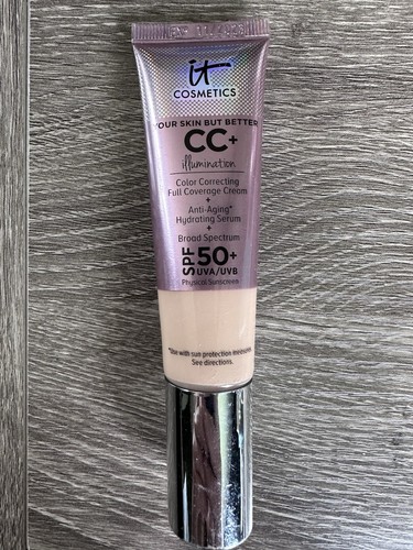 It Cosmetics CC+ Illumination Cream Shade FAIR LIGHT -Full Size NWOB - EXP 11/23