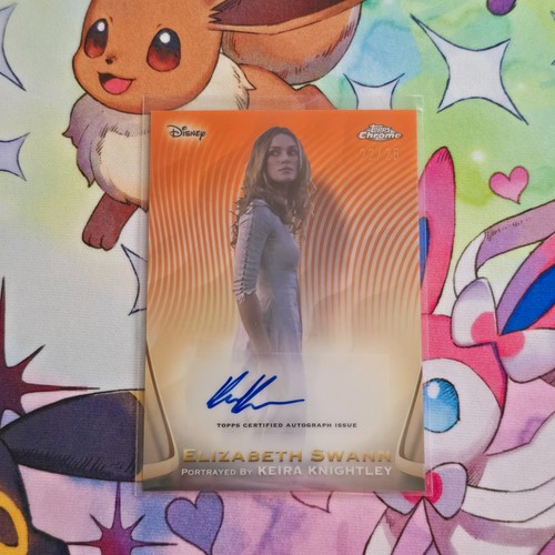 Keira Knightley [Black] #AA-KN 2025 Topps Chrome Disney Sapphire Autograph card