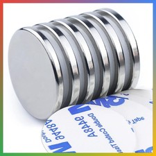 6 Pack Round Neodymium Magnets 1.26 Inch Strong Rare Earth Disc 18 lb Pull